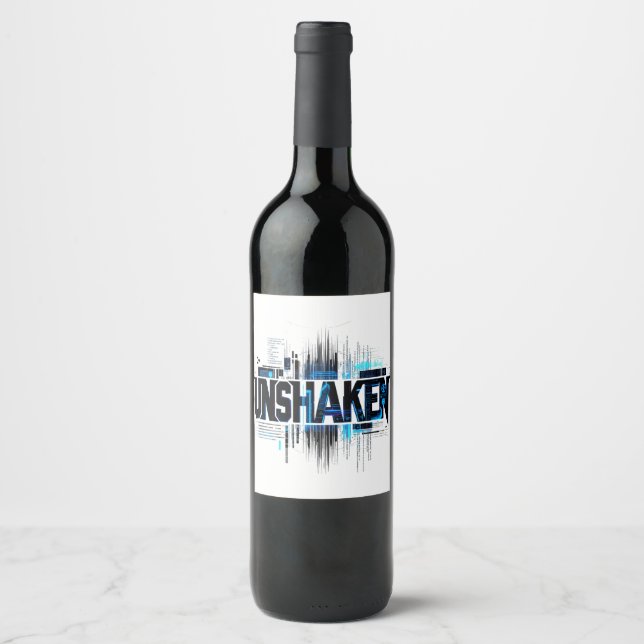 Rótulo De Garrafa De Cerveja Rótulo de Vinho Cyberpunk INabalável (Frente)