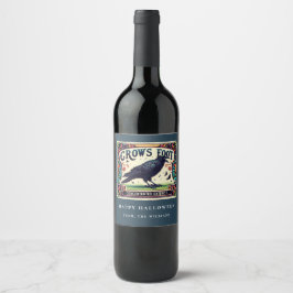 Rótulo De Garrafa De Cerveja Rótulo de Vinho da Poção Azul Empoeirada do Dia da