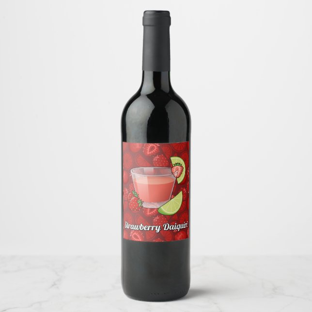 Rótulo De Garrafa De Cerveja Rótulo de Vinho Daiquiri (Frente)