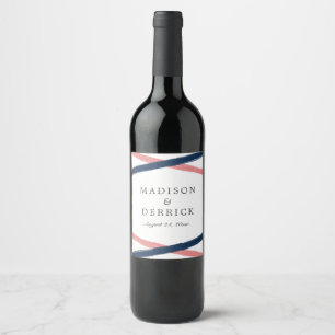 Rótulo De Garrafa De Cerveja Rótulo de Vinho de Casamento de Traços de Pincel