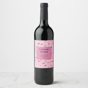 Rótulo De Garrafa De Cerveja Rótulo de Vinho de Celebração de Golfe de Edição L