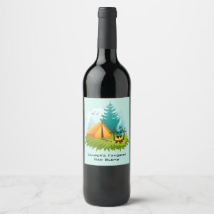 Rótulo De Garrafa De Cerveja Rótulo de Vinho de Mistura Favorita da Camper