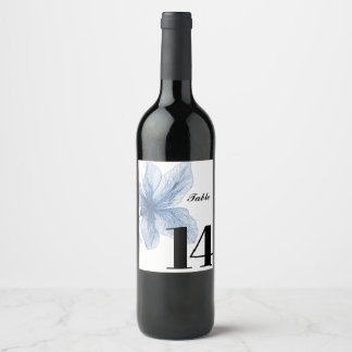Rótulo De Garrafa De Cerveja Rótulo de Vinho do Número da Tabela de Casamento