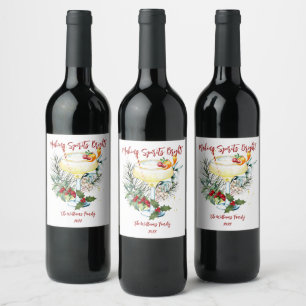 Rótulo De Garrafa De Cerveja Rótulo de Vinho Feriado das Espíritos do fazer