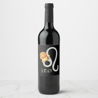 Rótulo De Garrafa De Cerveja Rótulo de Vinho Leo