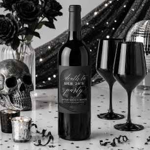 Rótulo De Garrafa De Cerveja Rótulo de Vinho Morte aos seus 20 anos
