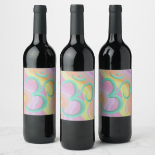 Rótulo De Garrafa De Cerveja Rótulo De Vinho Om