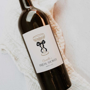 Rótulo De Garrafa De Cerveja Rótulo de Vinho para Brunch com Champanhe Arco Pre