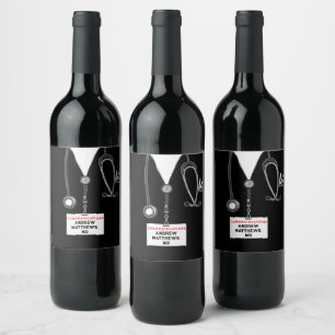 Rótulo De Garrafa De Cerveja Rótulo de Vinho para Graduação na Faculdade de 