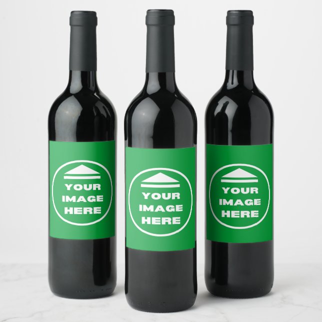 Rótulo De Garrafa De Cerveja Rótulo de Vinho - Personalizado - Adicionar Imagem (Garrafas)