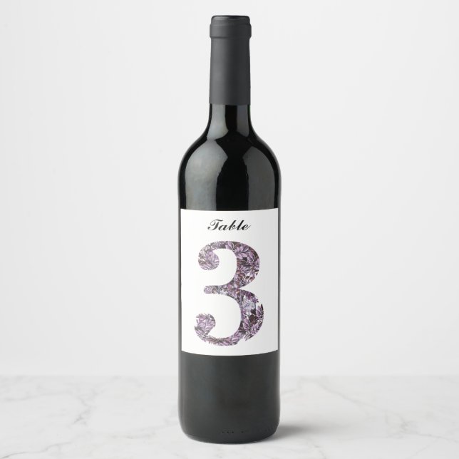 Rótulo De Garrafa De Cerveja Rótulo de vinho personalizado Elegante Rótulo de m (Frente)