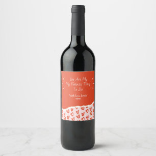 Rótulo De Garrafa De Cerveja Rótulo de Vinho Personalizado para o Dia dos Namor