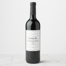 Rótulo de Vinho Personalizado para Professores Pre