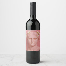 Rótulo De Garrafa De Cerveja Rótulo de Vinho Rosé Grego.