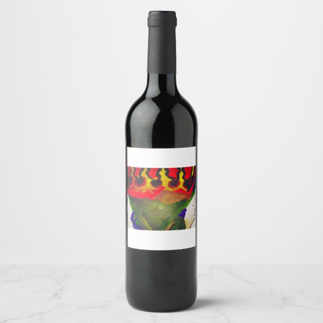 Rótulo De Garrafa De Cerveja rótulo do vinho (Frente)