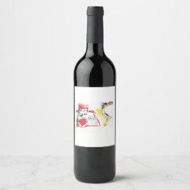 RÓTULO DE GARRAFA DE CERVEJA RÓTULO DO VINHO