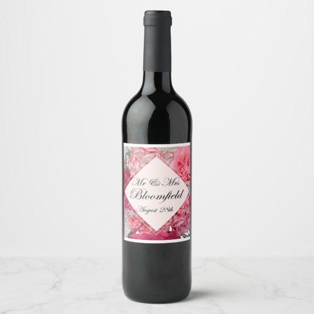 Rótulo De Garrafa De Cerveja rótulo do vinho (Frente)