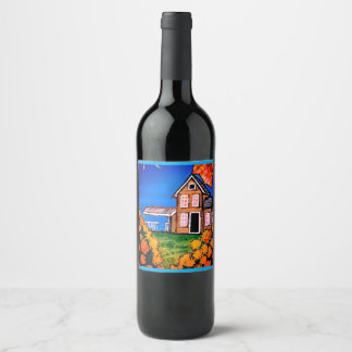 Rótulo De Garrafa De Cerveja Rótulo do Vinho da Cena Natureza