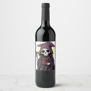 Rótulo De Garrafa De Cerveja Rótulo do Vinho do Ceifador