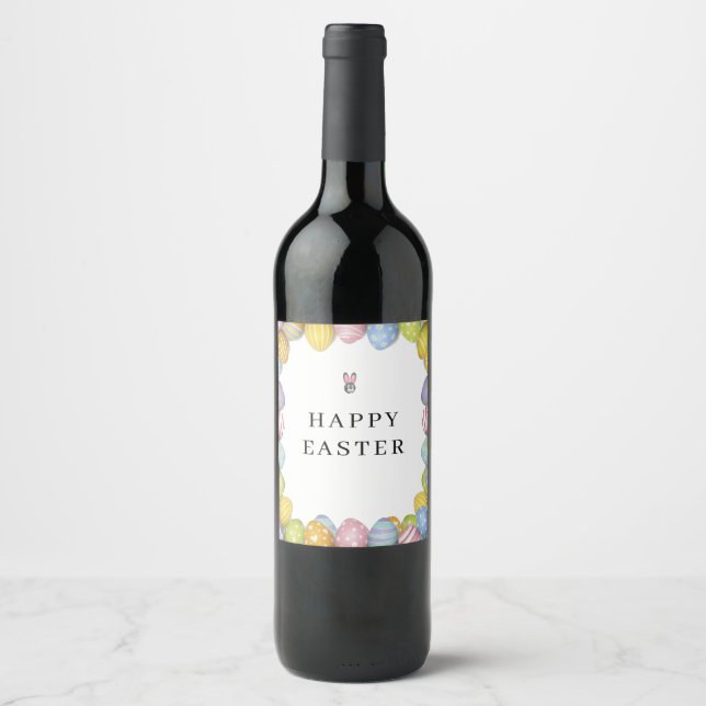 Rótulo De Garrafa De Cerveja Rótulo do Vinho dos Ovos Colorido (Frente)