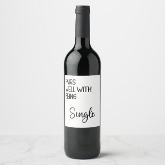 Rótulo De Garrafa De Cerveja Rótulo do vinho para os amigos recém-solteiros