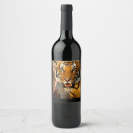 Rótulo De Garrafa De Cerveja Rótulo do vinho Tigre