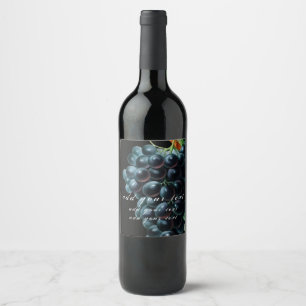 RÓTULO DE GARRAFA DE CERVEJA RÓTULO DO VINHO: "UVAS VINTAGENS" PERSONALIZÁVEIS