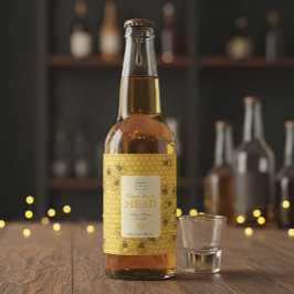 Rótulo De Garrafa De Cerveja Rótulo Personalizado de Vinho de Mel Caseiro