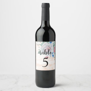 Rótulo De Garrafa De Cerveja Rótulo Vinho mesa Número. Rótulo do Vinho