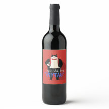 Rótulo Vinho Vintado Não Velho