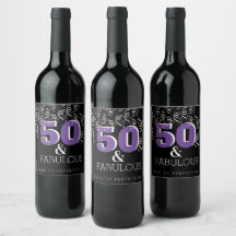 Roxo 50 Fabuloso | Feliz 50.o aniversário