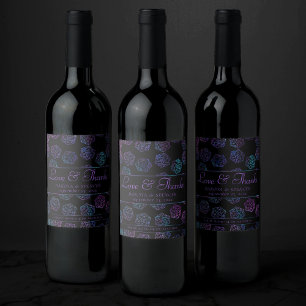 Rótulo De Garrafa De Cerveja RPG Dice Nebula Fantasy Tabletop Gamer Personali