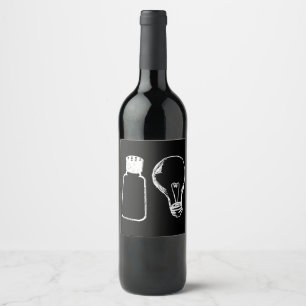 Rótulo De Garrafa De Cerveja Sal e Luz Seja Ye Sal Bíblia Versa Matthew 513-1