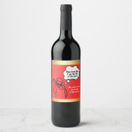 Rótulo De Garrafa De Cerveja Salt Bae Approved: Custom Wine Labels for Party Pe