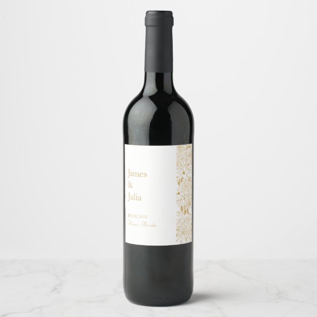 Rótulo De Garrafa De Cerveja Sangue DEDADO (Frente)