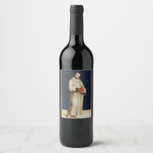 Rótulo De Garrafa De Cerveja São Francisco de Assis por Rafael Arte Renascentis
