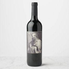 Rótulo De Garrafa De Cerveja São Mateus o Evangelista - Reprodução de Arte Fina