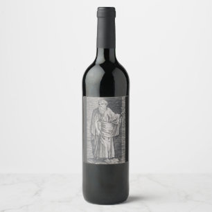 Rótulo De Garrafa De Cerveja São Mateus o Evangelista - Reprodução de Arte Fina