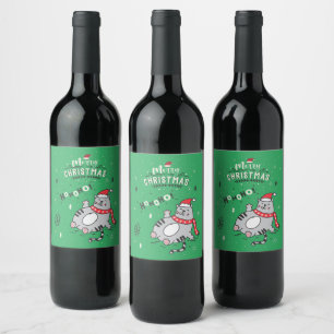 Rótulo De Garrafa De Cerveja Saudações de Natal bonitas e Engraçadas