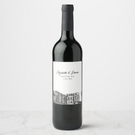 Rótulo De Garrafa De Cerveja Seattle Wedding Favorece Mercado Público