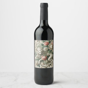 Rótulo De Garrafa De Cerveja Sentinela ligada ao sangue - Design oral gótico