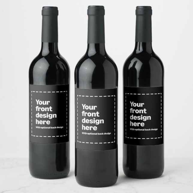 Rótulo De Garrafa De Cerveja Seu Design Aqui (Garrafas)