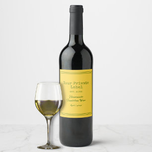 Rótulo De Garrafa De Cerveja Seu rótulo particular Vinho Dandelion casado