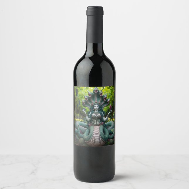 Rótulo De Garrafa De Cerveja Shahmaran (Frente)