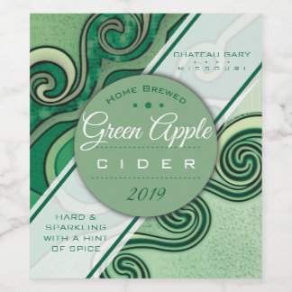 Rótulo De Garrafa De Cerveja sidra de vinho verde caseira personalizada