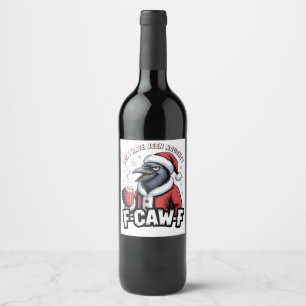 Rótulo De Garrafa De Cerveja Sim, Eu Fui Malvado F-Caw-F Engraçado Natal