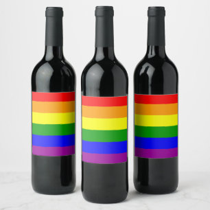 Rótulo De Garrafa De Cerveja Sinalizador orgulho gay Arco-Íris