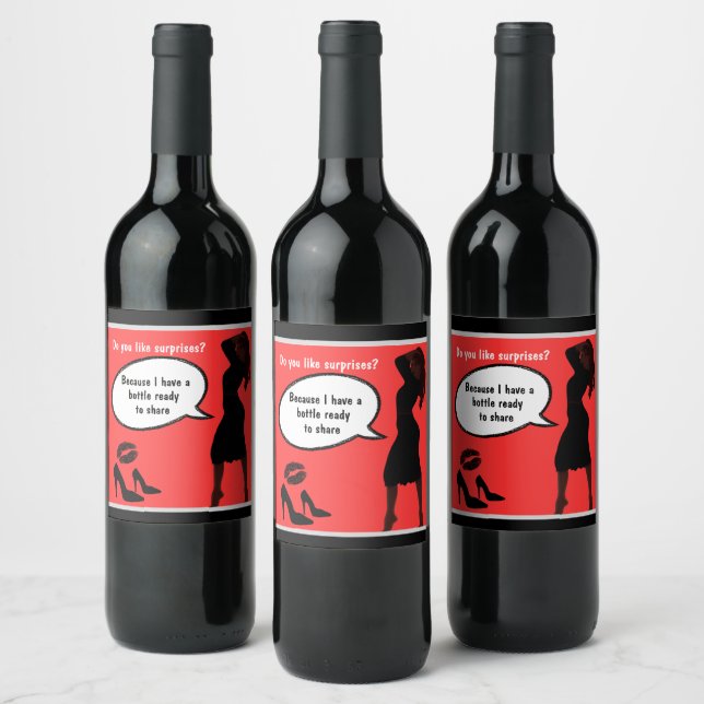 Rótulo De Garrafa De Cerveja Sip & Surprise (Garrafas)