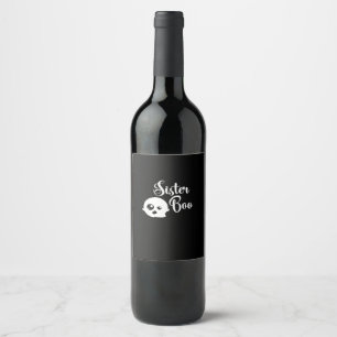 Rótulo De Garrafa De Cerveja Sister Boo Halloween