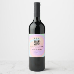 Rótulo De Garrafa De Cerveja site de casamento rsvp q r código adicionar nome t